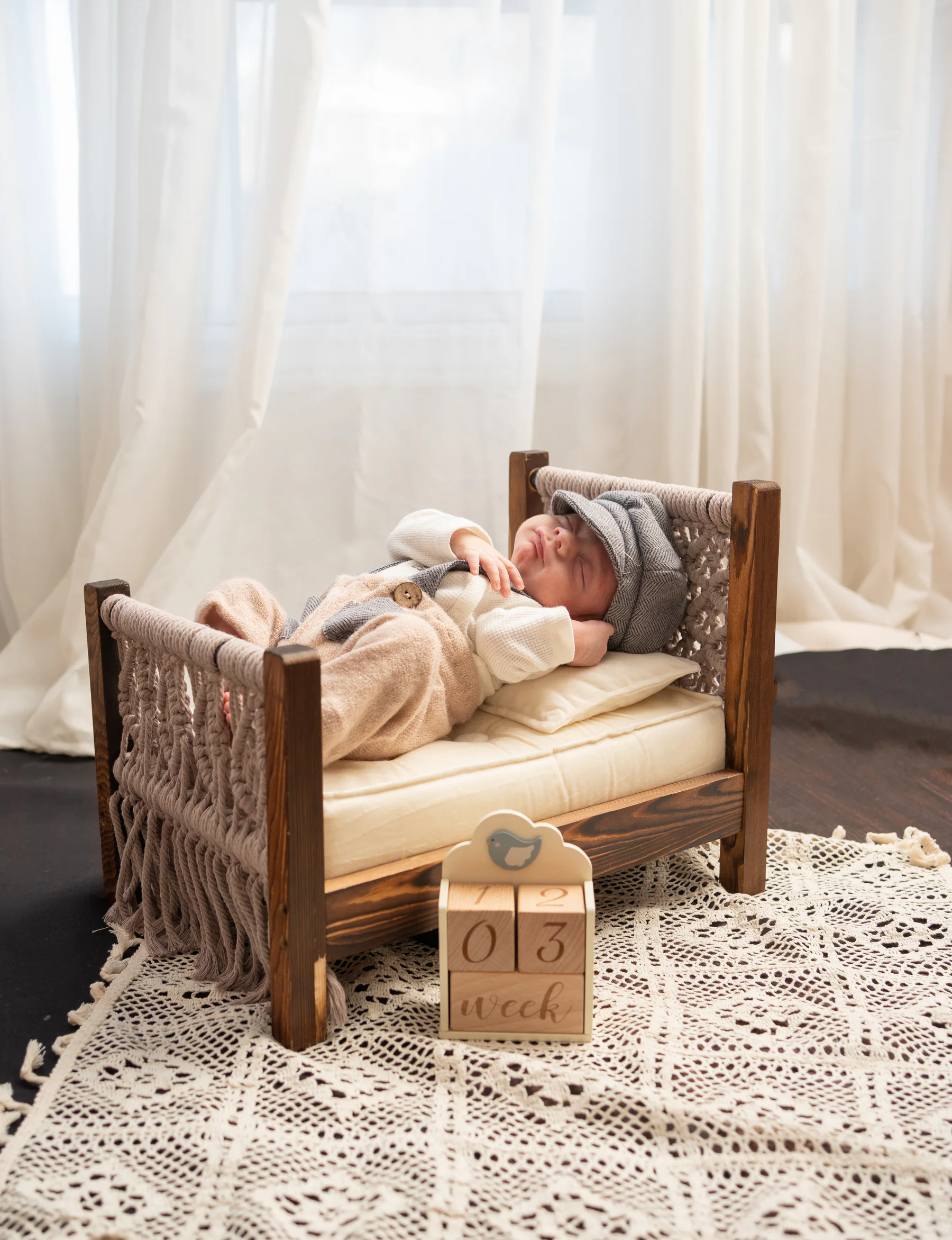 Newborn photography session
